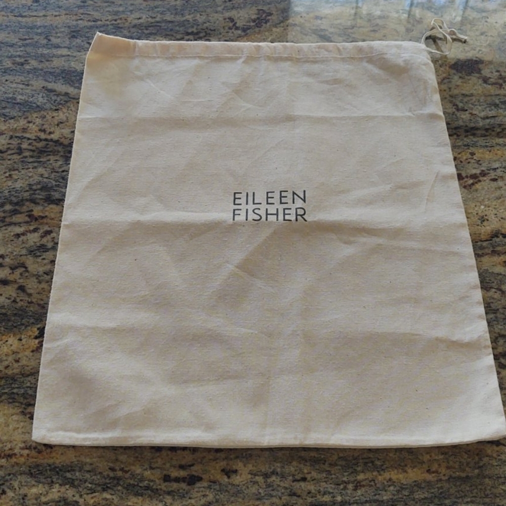Eileen Fisher drawstring dust cover bag